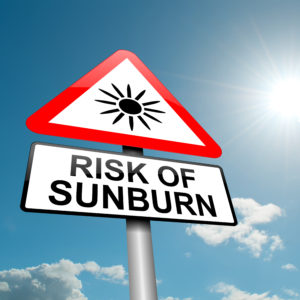 Risk of sunburn
